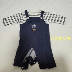 piccolo ピッコロ キムラタン くま 長袖 ロンパース 70センチ