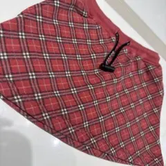 BURBERRY 赤系チェック スカート 100 キッズ 女の子