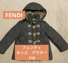 FENDI キッズ フェンディ ロゴ刺繍 ジャケットコート 4A110㎝ - メルカリ
