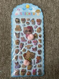 サンリオ　おしり　ボンボンドロップシール