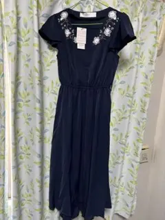 tocco 3Dフラワー刺繍フィッシュテールワンピース