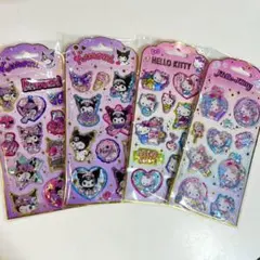 ２４時間以内発送 クロミ　キティ　ウォーターシール　4枚セット　サンリオ