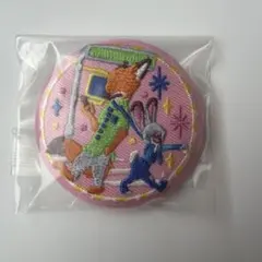 ズートピア 刺繍缶バッジ ニック ジュディ