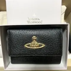 【新品未使用✨】Vivienne Westwood ブラック二つ折り財布