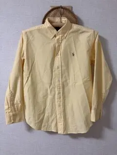【未使用】RALPH LAUREN オックスフォードシャツイエロー　jr 12のサムネイル