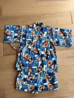 アンパンマン　甚平 90cm 夏　お祭り　ベビー　男の子　美品