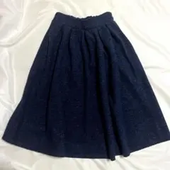 mysty woman 紺 スカート ミモレ丈