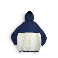 90s L.L.Bean バイカラー アノラック ナイロン パーカー