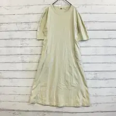 UNIQLO U エアリズムワンピース M ベージュ 大人カジュアル 春夏快適