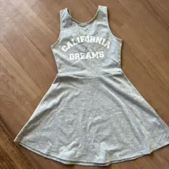 H&M グレー ノースリーブワンピース 140cm