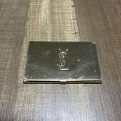 イヴ・サンローラン　メタル 名刺入れ ロゴ入り