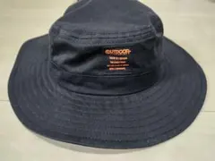 【新品 タグ付き】OUTDOOR 帽子 ハット 黒 52cmのサムネイル