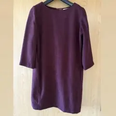 レディアゼル　ワンピース　ボルドー　フォーマル　セミフォーマル　ポケット付き