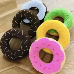 ☆即購入ok☆フェルトドーナツ6個セット　知育玩具　おままごと　ドーナツやさん