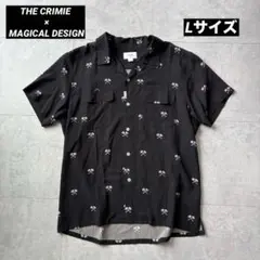 THE CRIMIE ×マジカルデザインアロハシャツ L ブラック クライミーのサムネイル