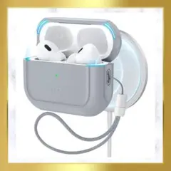 ESR AirPods Pro2 ケースグレー