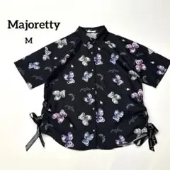 マジョレッティ 病みクマ総柄 半袖シャツ M アベイル 地雷系　参戦服のサムネイル