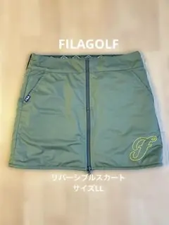 FILAGOLF リバーシブル　中綿ジッパースカート LLサイズ