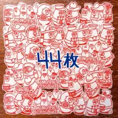 No.0397【アメキャラ大量】フレークシール(44枚)