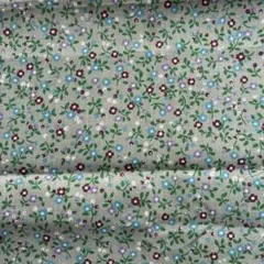 USAヴィンテージファブリック グレー地小花柄