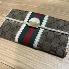Gucci GG キャンバス 三つ折り財布