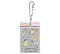 サンリオキャラクターズ　きらめきシール風チャーム　ポムポムプリン