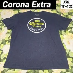 【値下げOK】Corona Extra US古着Tシャツ XXL くすみネイビー