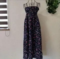 森ガール フェアリーグランジ 00s 花柄キャミソール ティアードワンピース