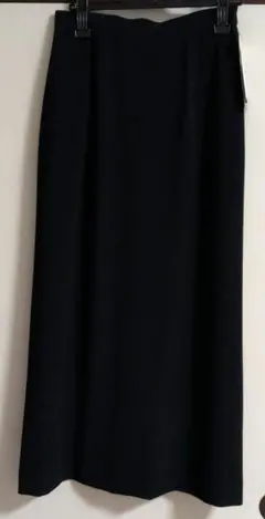 黒ロングスカート後ろスリット入11号