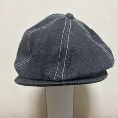 デニムキャスケット ダークグレー