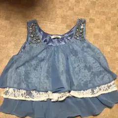 デイライルビジュ付きトップスのサムネイル
