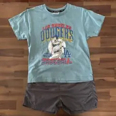 ドジャースTシャツ140㎝、Ocean &Goundハーフパンツ150㎝セットのサムネイル