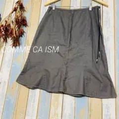 【コムサイズム】スカート　フレアスカート　タイト　スタイリッシュ　M