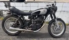 YAMAHA SR400 1JR カスタム車 ヤレてますが実動です　検査無しのサムネイル