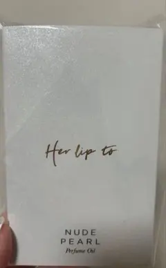 新品未開封　Herlipto Perfume Oil NUDE PEARL