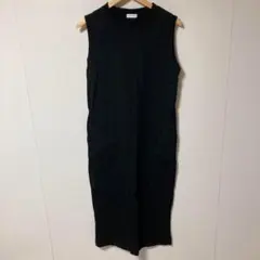 BEAUTY&YOUTH ブラックノースリーブワンピース