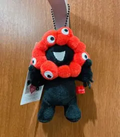 ミャクミャク ピンク ブラック 桜 花柄 マスコット（カラナビ付）大阪