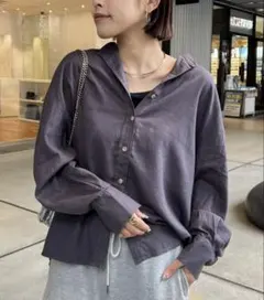 CIAOPANICTYPY リネンレーヨンシャツ