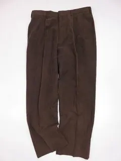 【値下げ】スコッチハウス　秋冬　スラックスパンツ　茶　ウエスト85cm/Lのサムネイル