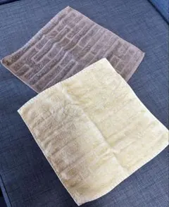 HERMES タオルセット ブラウン ベージュ 2点セット