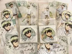 ブルーロック Flower Crown アクスタ 缶バッジ 糸師凛 潔世一