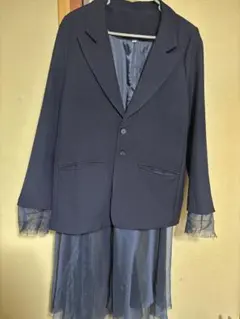 ネイビー ジャケット ドレスセット XL