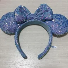 ミッキー型スパンコールカチューシャ