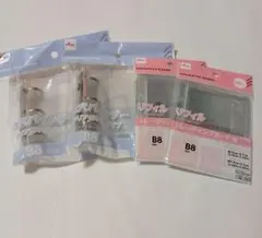 B8サイズ 3穴バインダー2個★ リフィル2袋（トレーディング用）セット☆人気☆