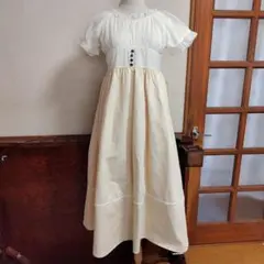 新品タグ付き　Favorite　ボタン付き　異素材　ワンピースのサムネイル