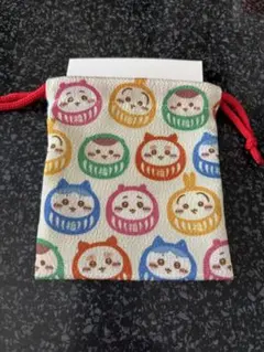 未使用ちいかわもぐもぐ本舗川越店限定トレーディングちりめん風ミニ巾着