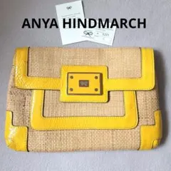 ANYA HINDMARCH アニヤハインドマーチ☆クラッチバッグ イエローのサムネイル