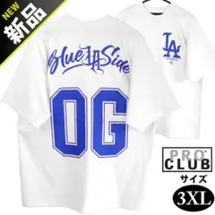 PRO CLUB BLUESIDE【3X】Tシャツ ウエストコースト チカーノ白のサムネイル