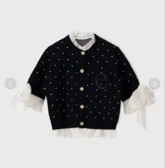 EIMY ISTOIRE DOT Attachedcollarカーディガンのサムネイル