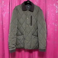 ZARA キルティングジャケット M オリーブグリーンGYDA・moussy